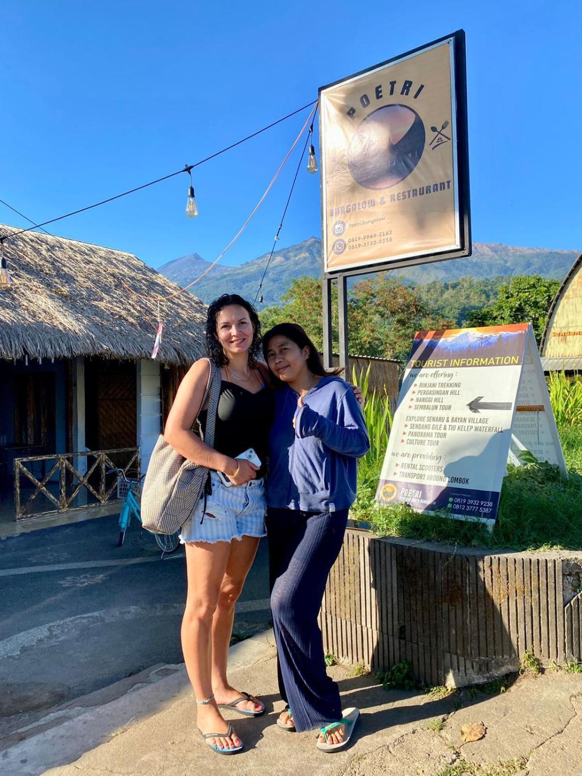 Poetri Bungalow & Restaurant Senaru Bagian luar foto